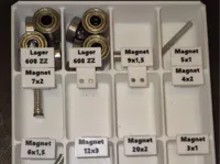 0.12mm layer, 2 walls, 15% infill, Magnet 3x1