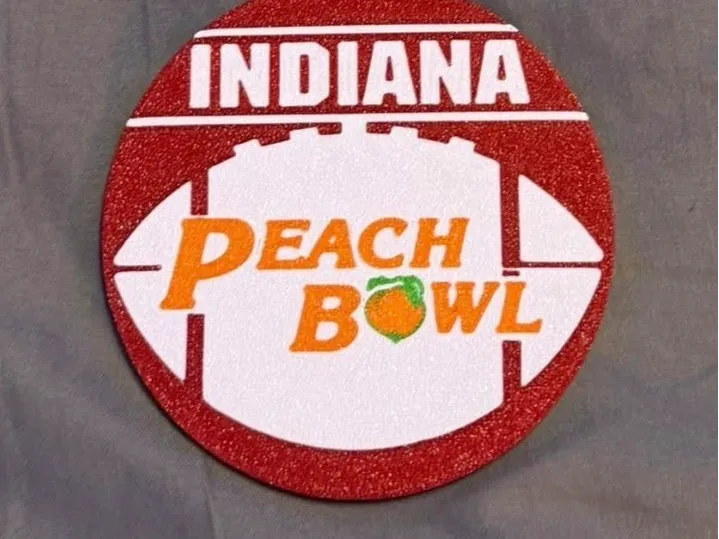 IU Peach Bowl Magnets/Coasters