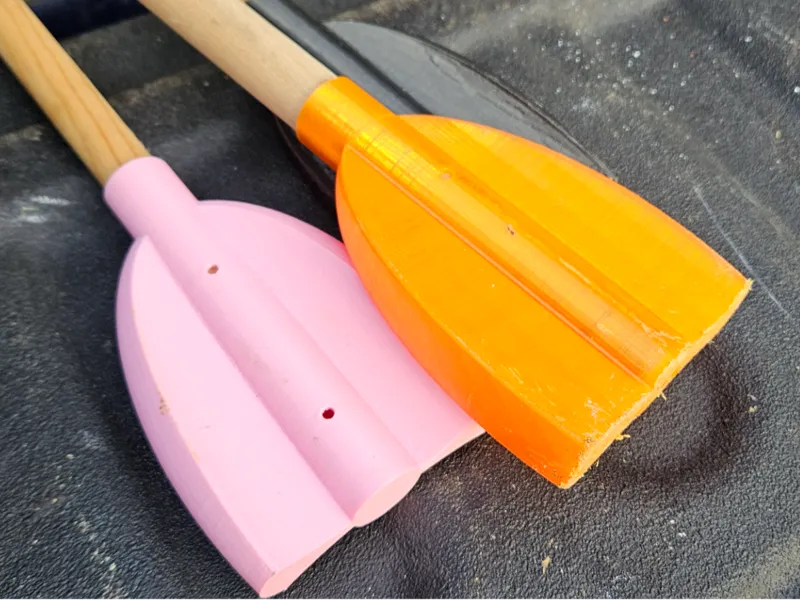 Lazy River Rafting Paddle - Designed For Dowl Rods