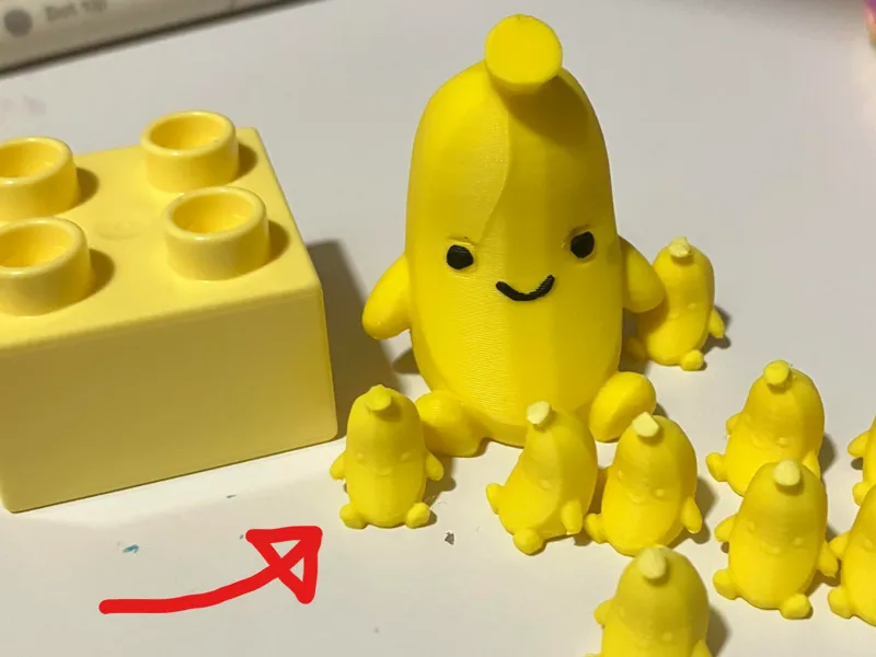 chibi banana (actually small) 