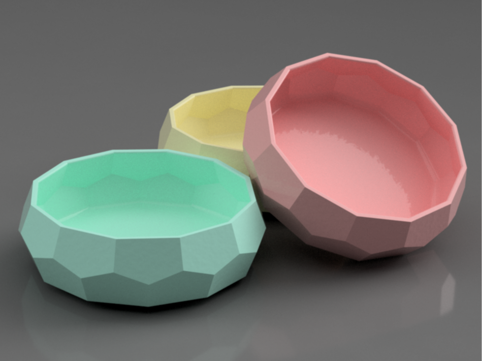 Low Poly Tray / Bowl