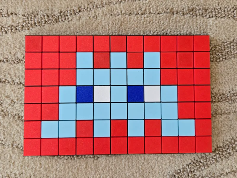 Street Art Space Invader Tile Mosaic Replica - 3