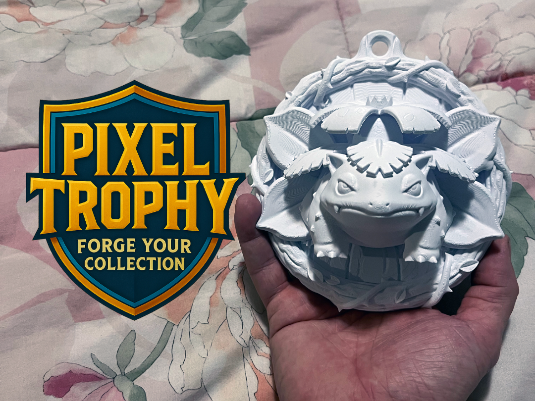 Pixel Trophy – Venusaur (Pokémon)
