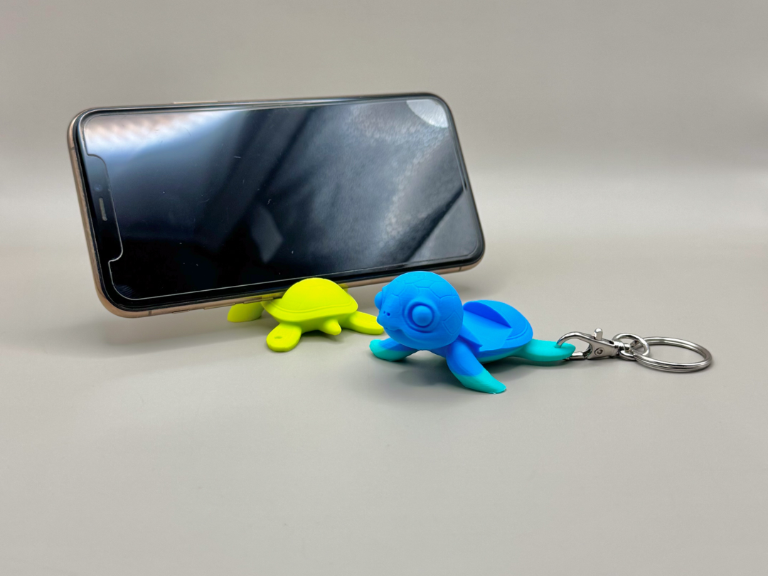 Sea Turtle Phone Stand & Keychain