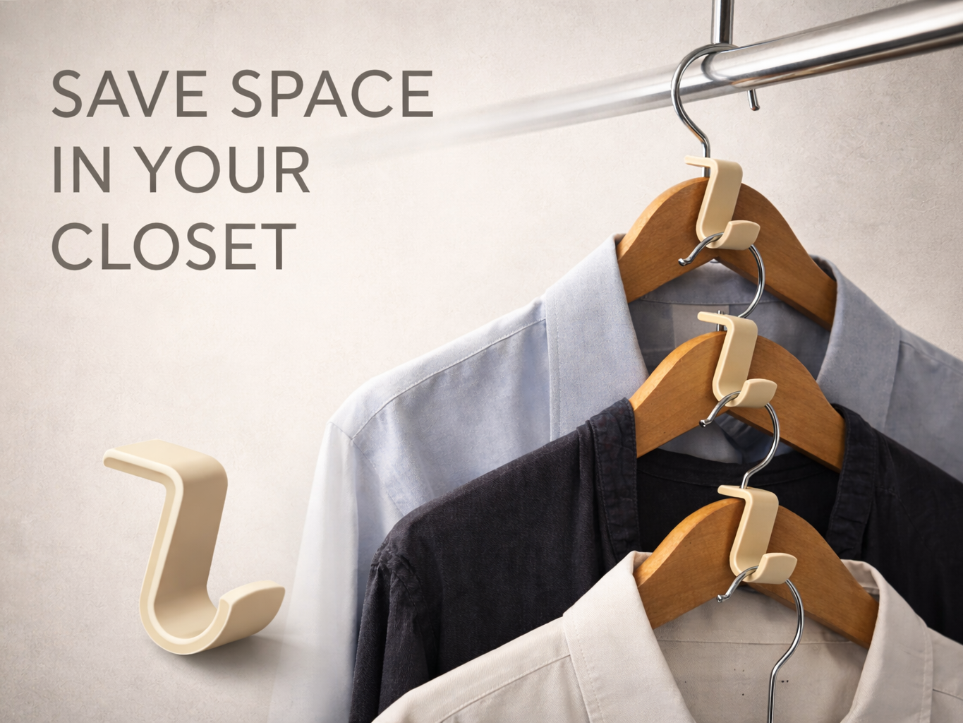 Definitivo Armário Space Saver Cascading Hanger Gancho