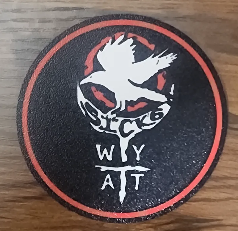 Wyatt Sicks Coaster printed face down