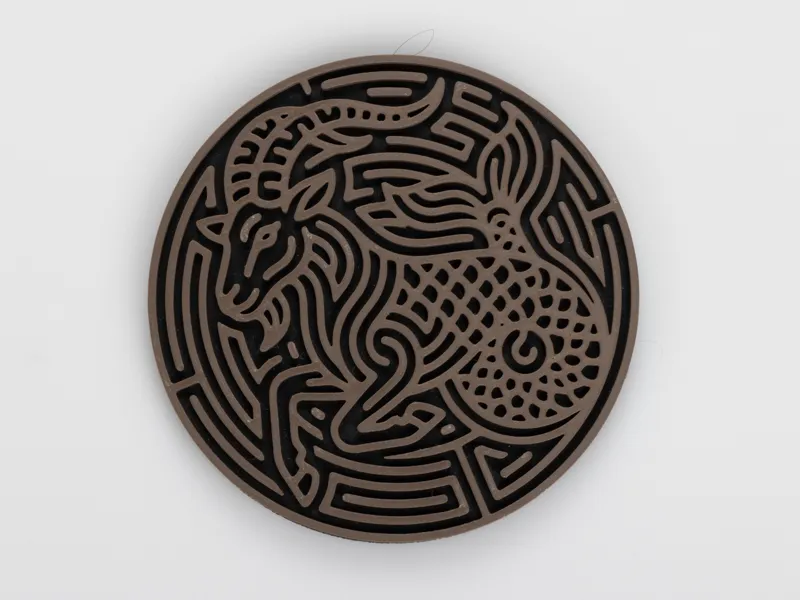 Capricorn Zodiac Coaster