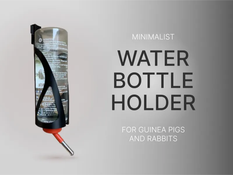 Pet Water Bottle Holder (600cc) - No Supports