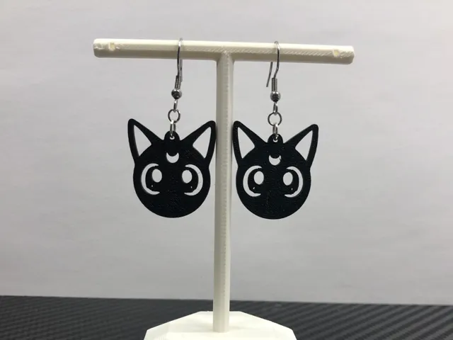 Sailor Moon cat earrings no AMS, 0.4 mm nozzle