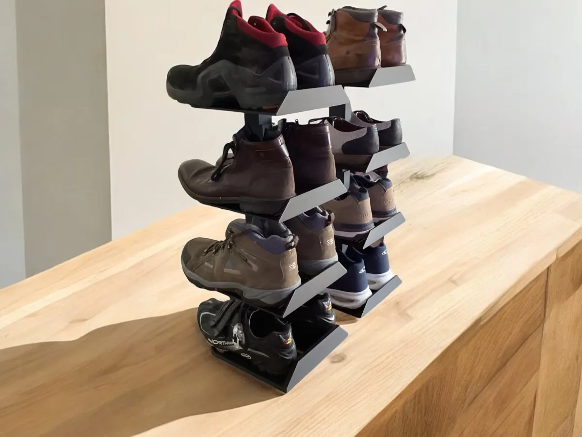 stackable shoe rack view 3