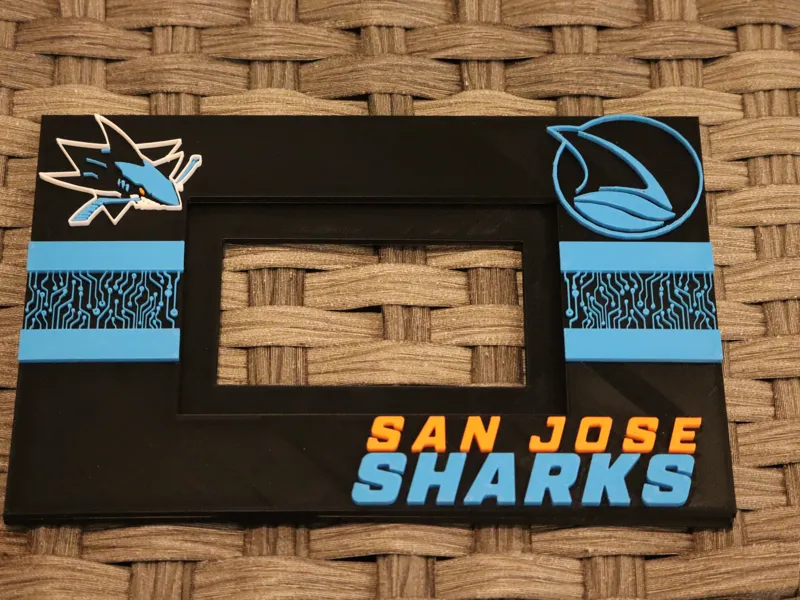 San Jose Sharks 6 by 4 inch Photo frame