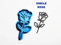 Emporte-pièce / tampon rose — photo 1