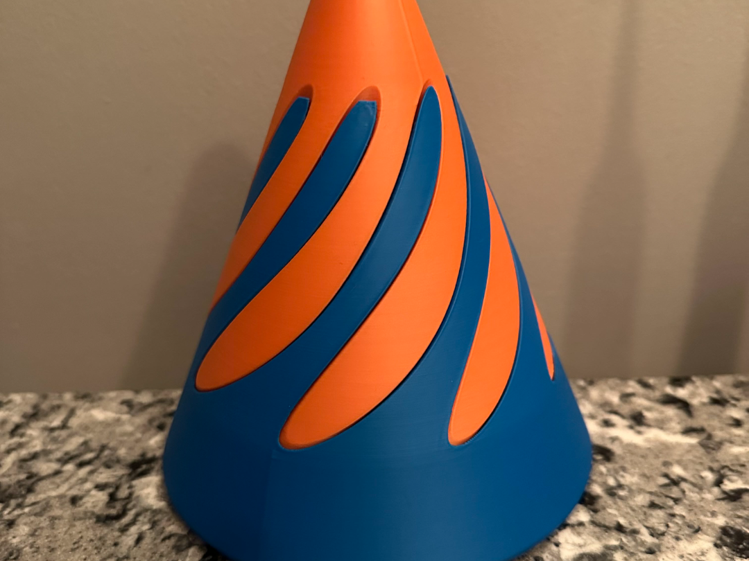 GIANT spiral cone fidget