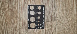 Metric Bolt Gauge
