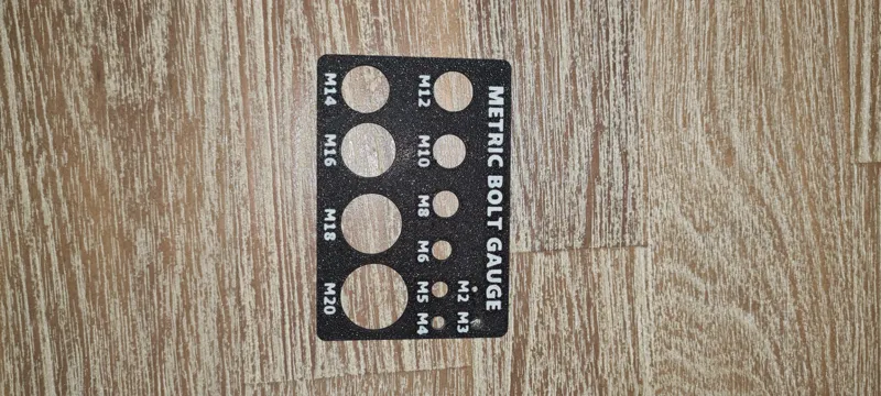 Metric Bolt Gauge