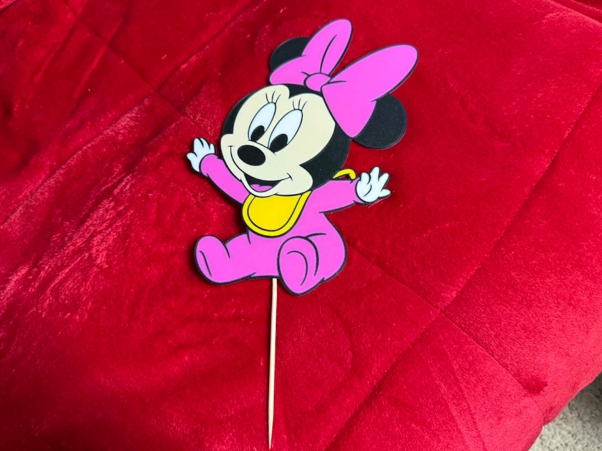 Baby Minnie Mouse Table Center Piece Decoration