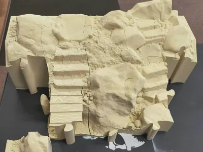 Mini Crawler Course ! 5 x 3 puzzle pieces