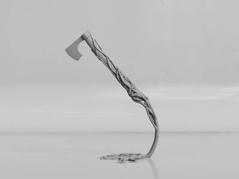 Axe in Roots Deco