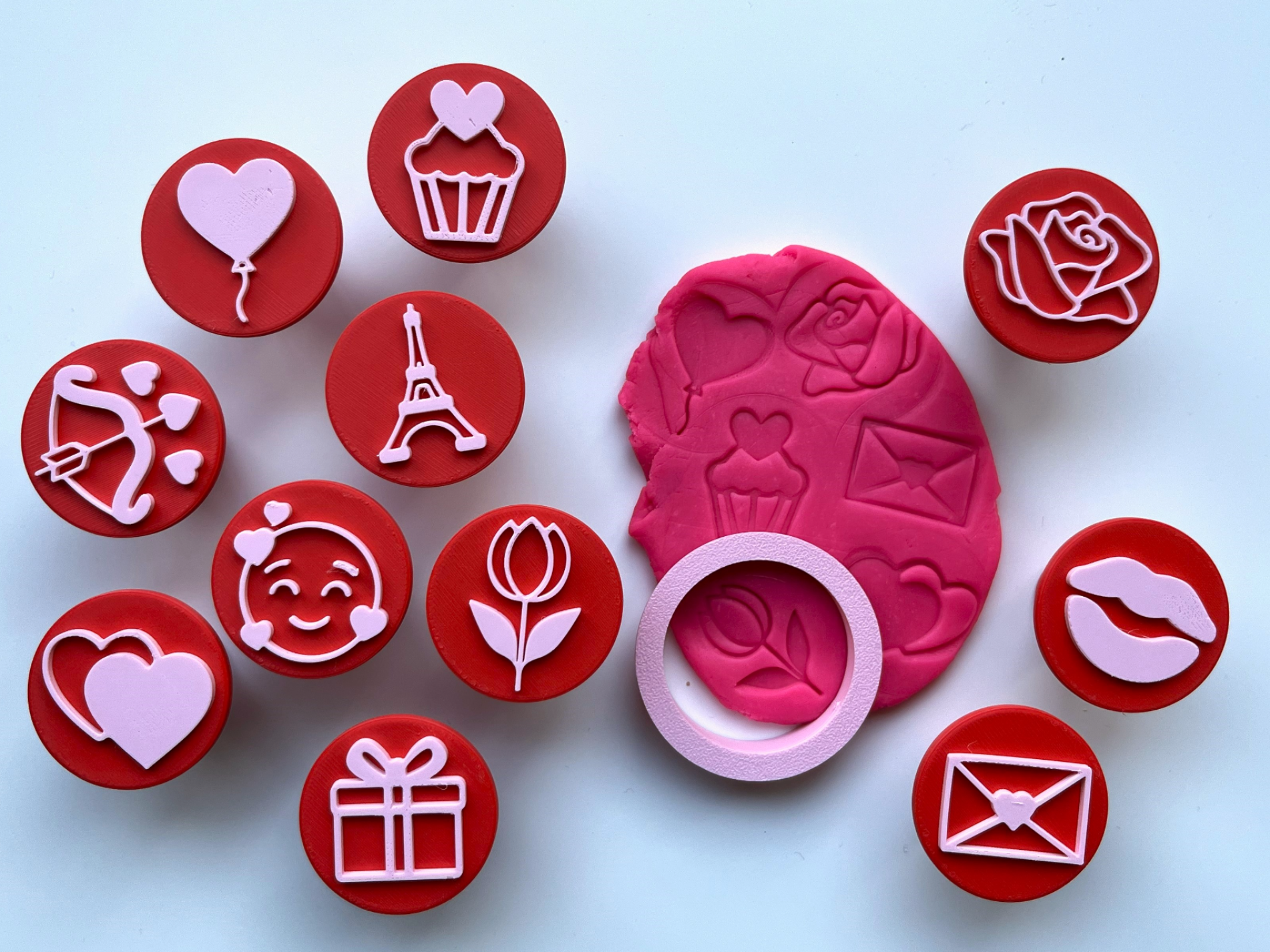 Love (Valentine's day) stamp set and cutter