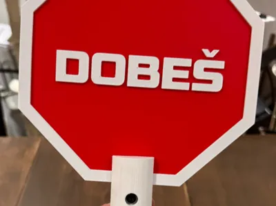 Montreal Canadians Jakub Dobeš Stop Sign
