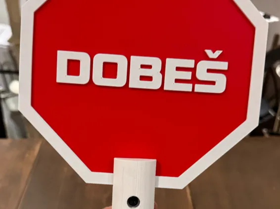 Montreal Canadians Jakub Dobeš Stop Sign