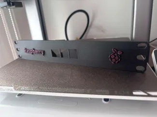 Raspberry Pi 1U 10" Rack Mount (With Standoffs)