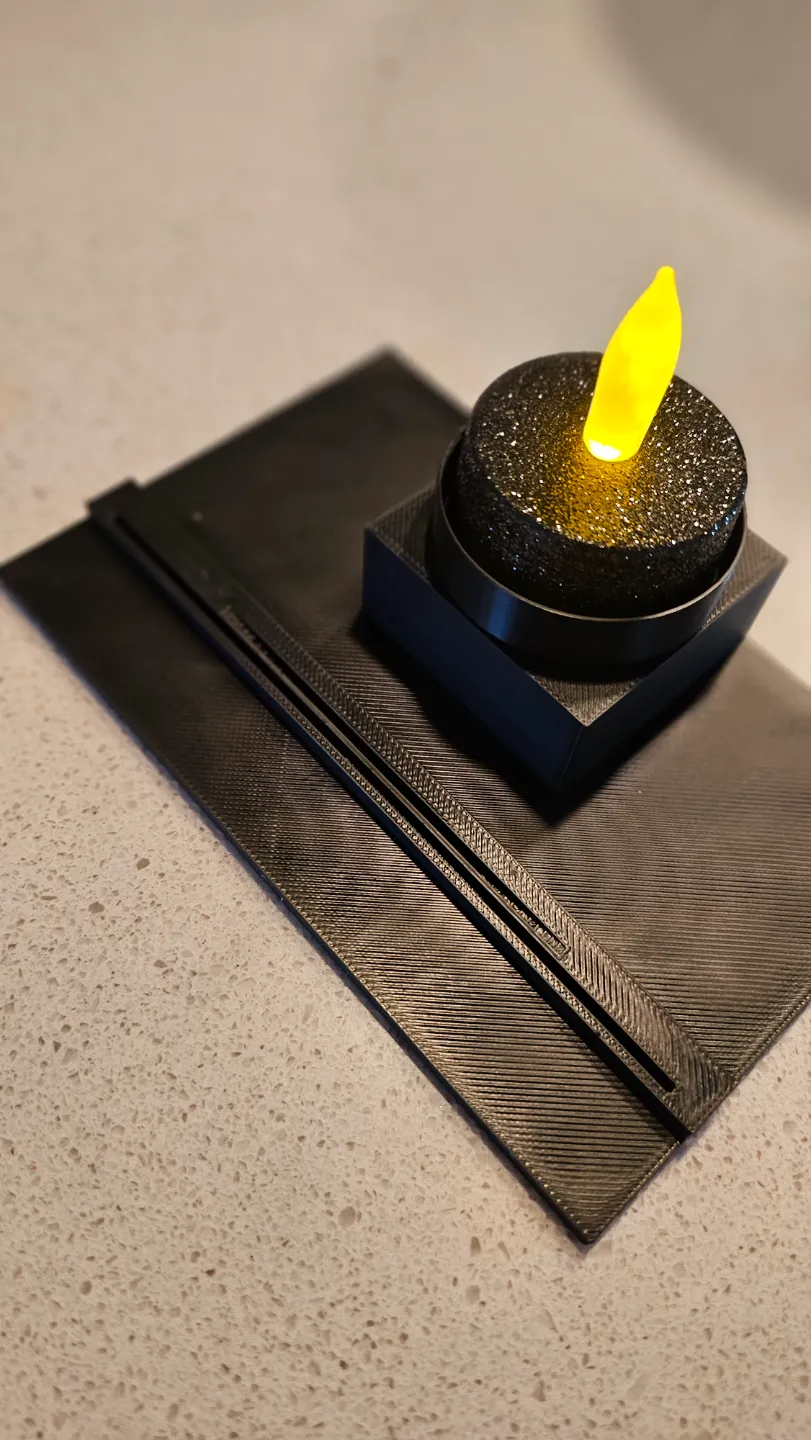 Dual scene halloween haunted house tea led light by Tommy Gun MakerWorld