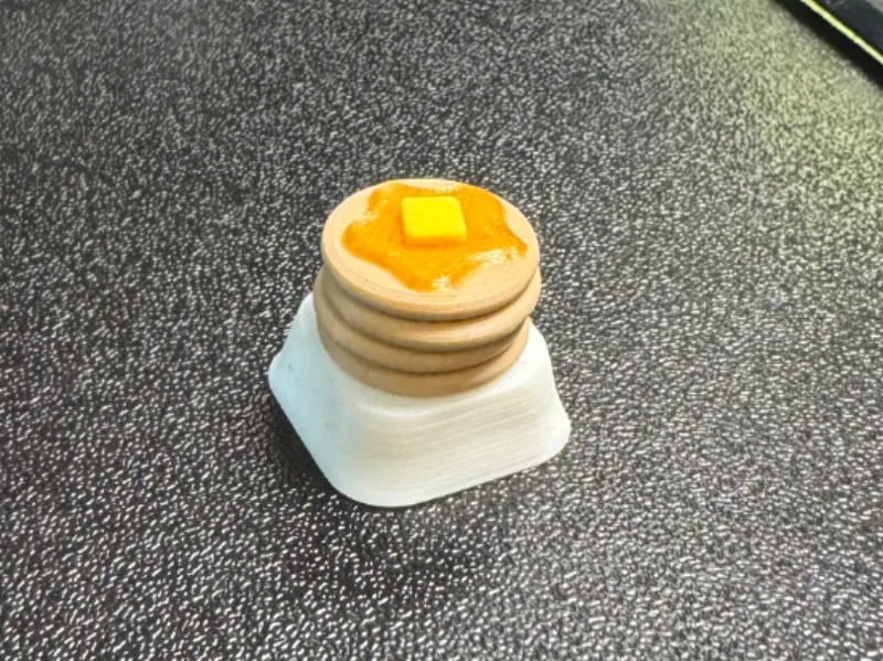 Pancake stack keycap for cherry mx