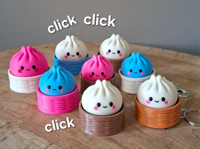Мини-кликер Dumpling - Игрушки и игры - PLA - изделие 3D-печати - фото 35