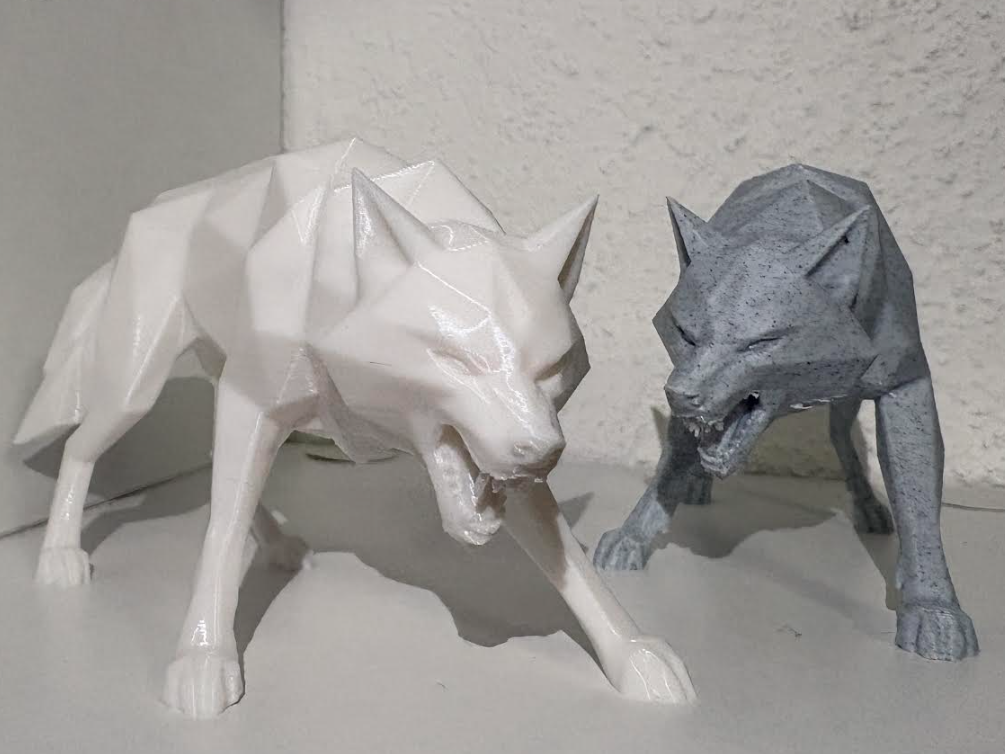 Wolf – Aggressive Pose | High Detail Decorativ