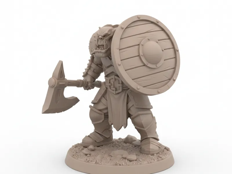 Orc Defender - Shield Stance