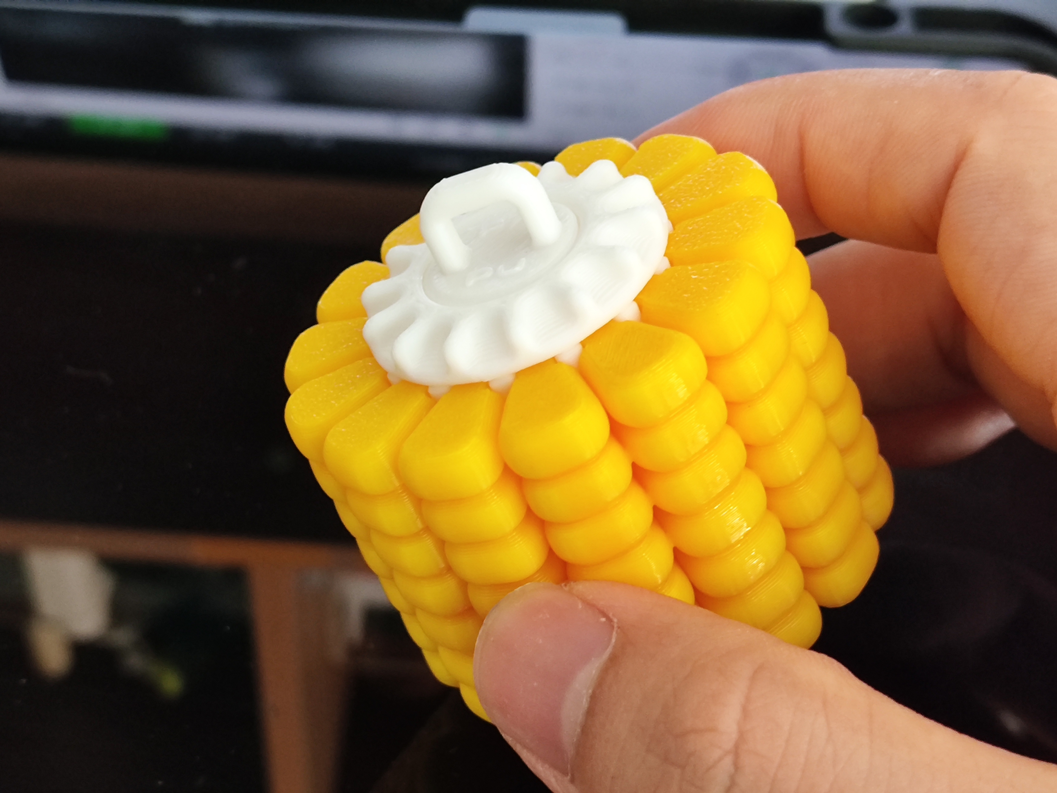 Miniatura 3 do modelo 3D 玉米3d拼图-螺旋盖子版