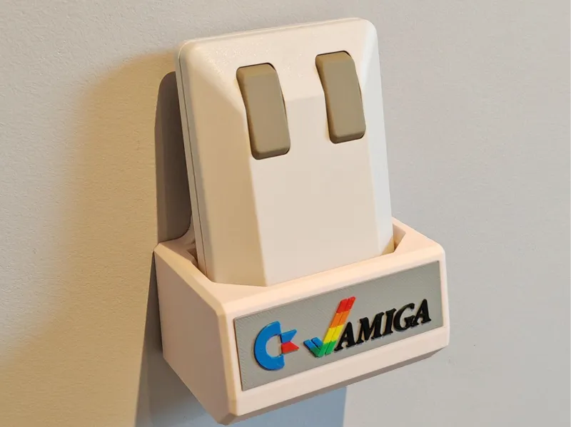 Amiga Mouse Holder - Tank Mouse - Wall/Standalone
