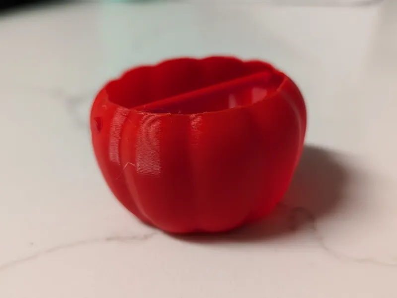 Ridiculously High Poly Pumpkin Trick or Treat Bucket