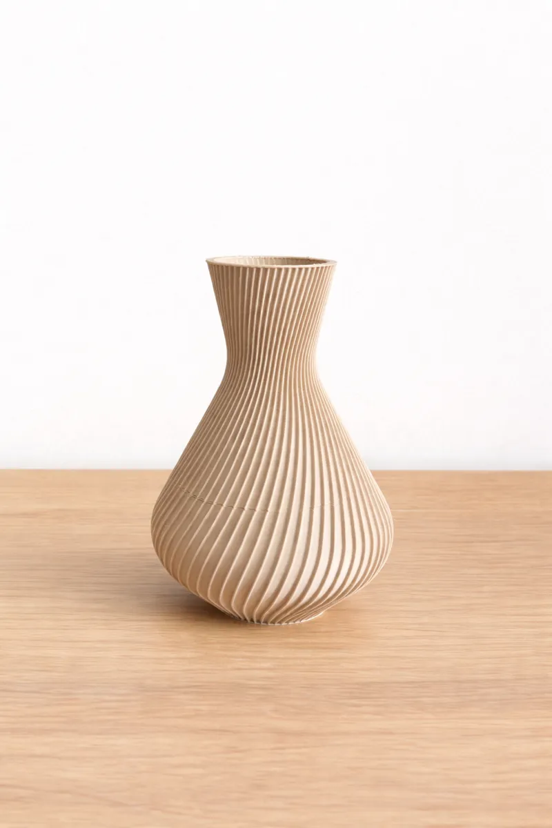 Spiral Vase | Long Elegant Neck | Vase Mode