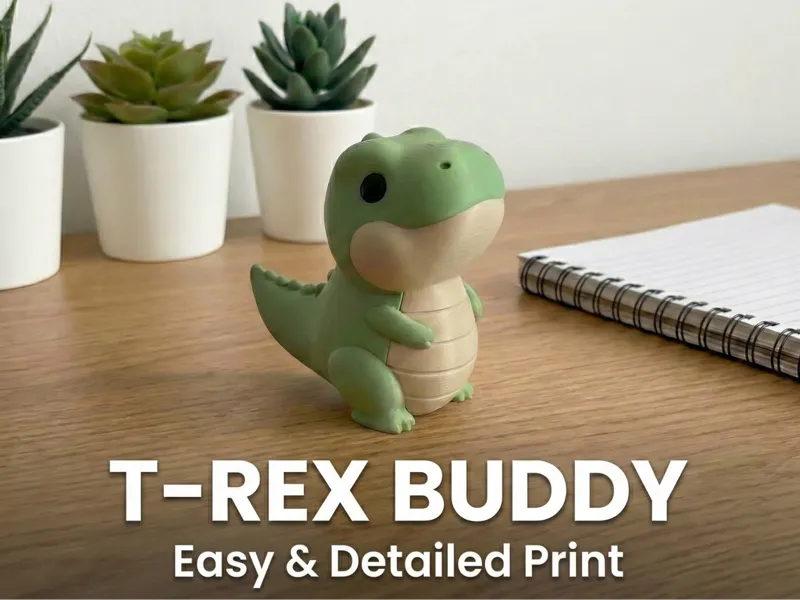 Cute Chibi T-Rex Buddy  AMS Ready