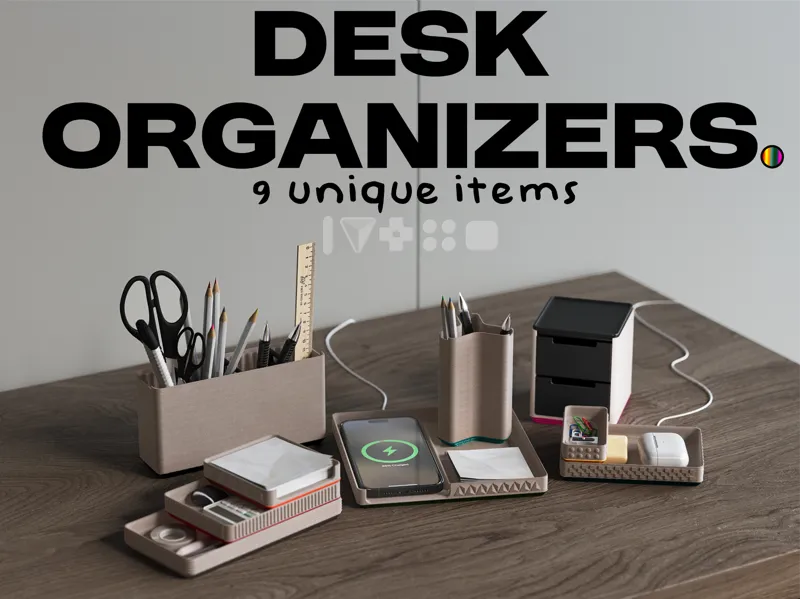 Desk Organizers (9 unique items)