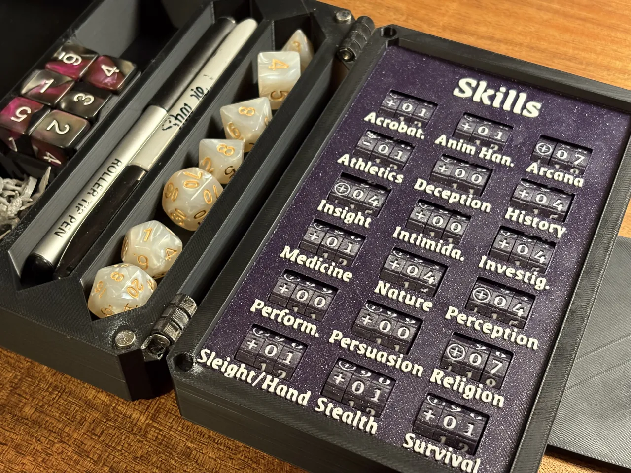 Ultimate DND Players Kit - v2 Lockable, Tracking view 4