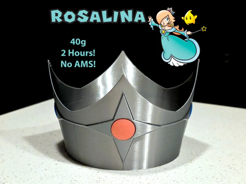 Rosaline Play Crown - Lightweight - 40g - No AMS