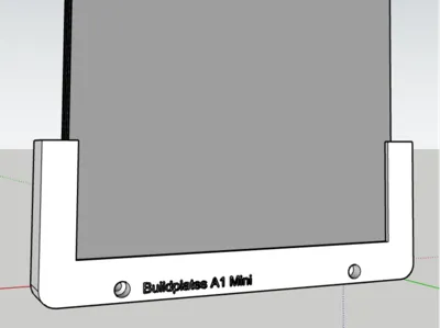 Print plate holder for A1 Mini - plates