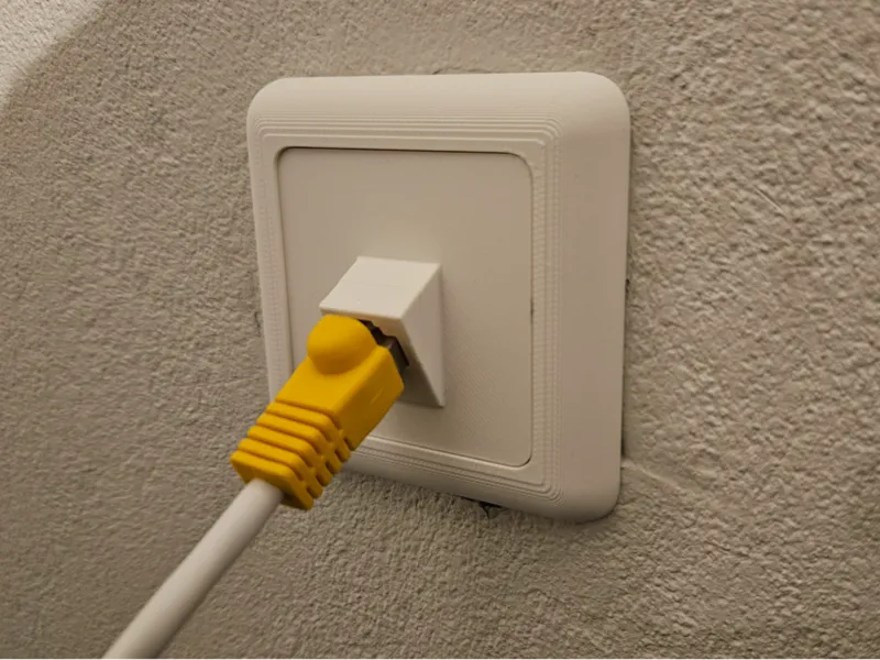 RJ45 Wall Socket Plate
