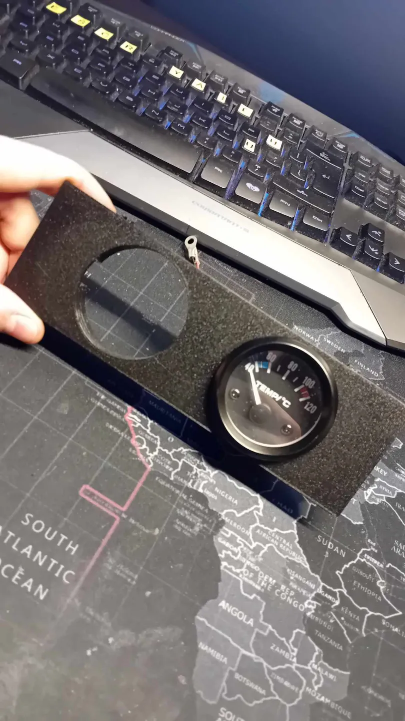 BMW E36 DOUBLE GAUGE 2X52MM by JAWARR MakerWorld