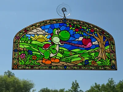 Stained Glass Yoshi