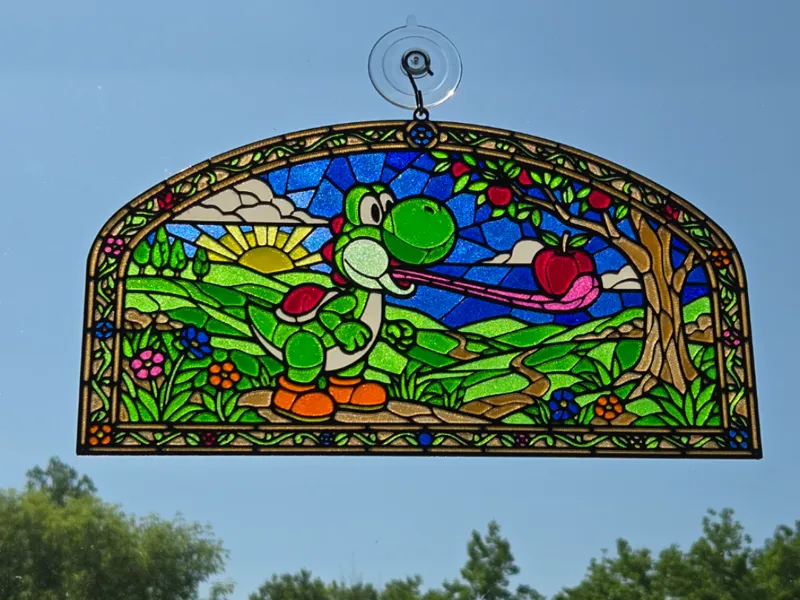 Stained Glass Yoshi