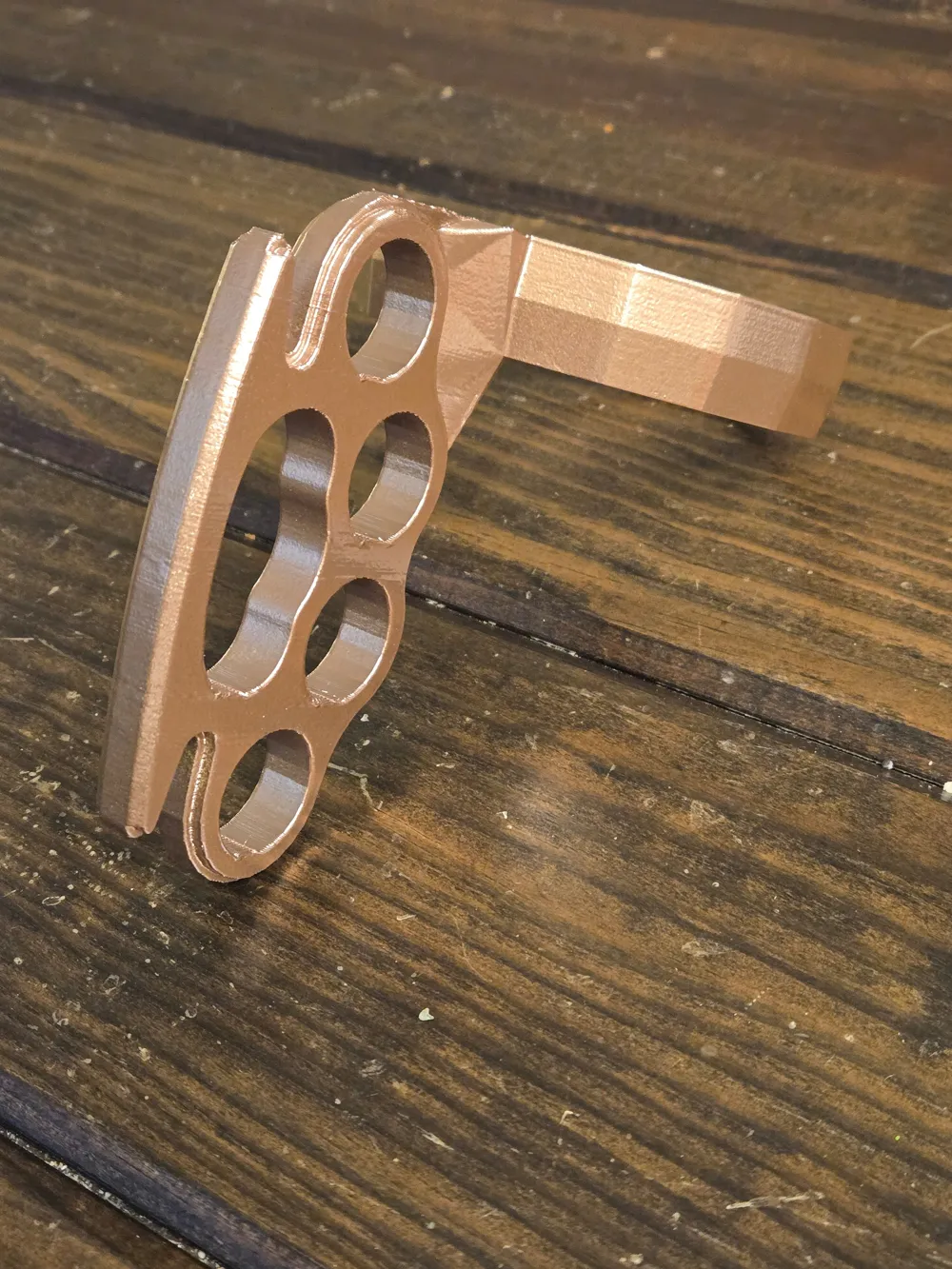 Brass Knuckles Red Cup Handle Free 3D Print Model MakerWorld