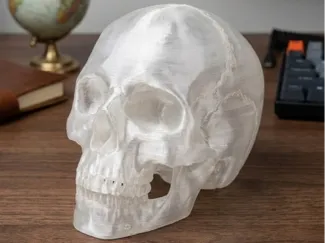 Skull High-Detail "Crystal" Anatomical Skull