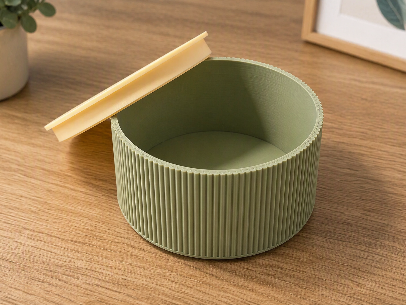 Parametric Vessel with Friction-Fit Lid