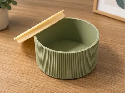 Parametric Vessel with Friction-Fit Lid