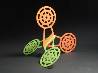 Rolling Target for Lightweight Projectiles