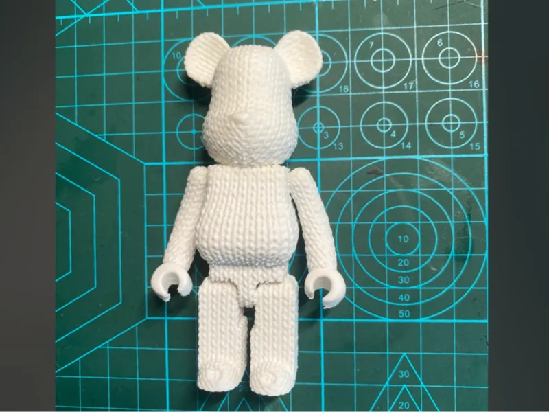 编织纹理流体熊/Woven Texture Fluid Bear